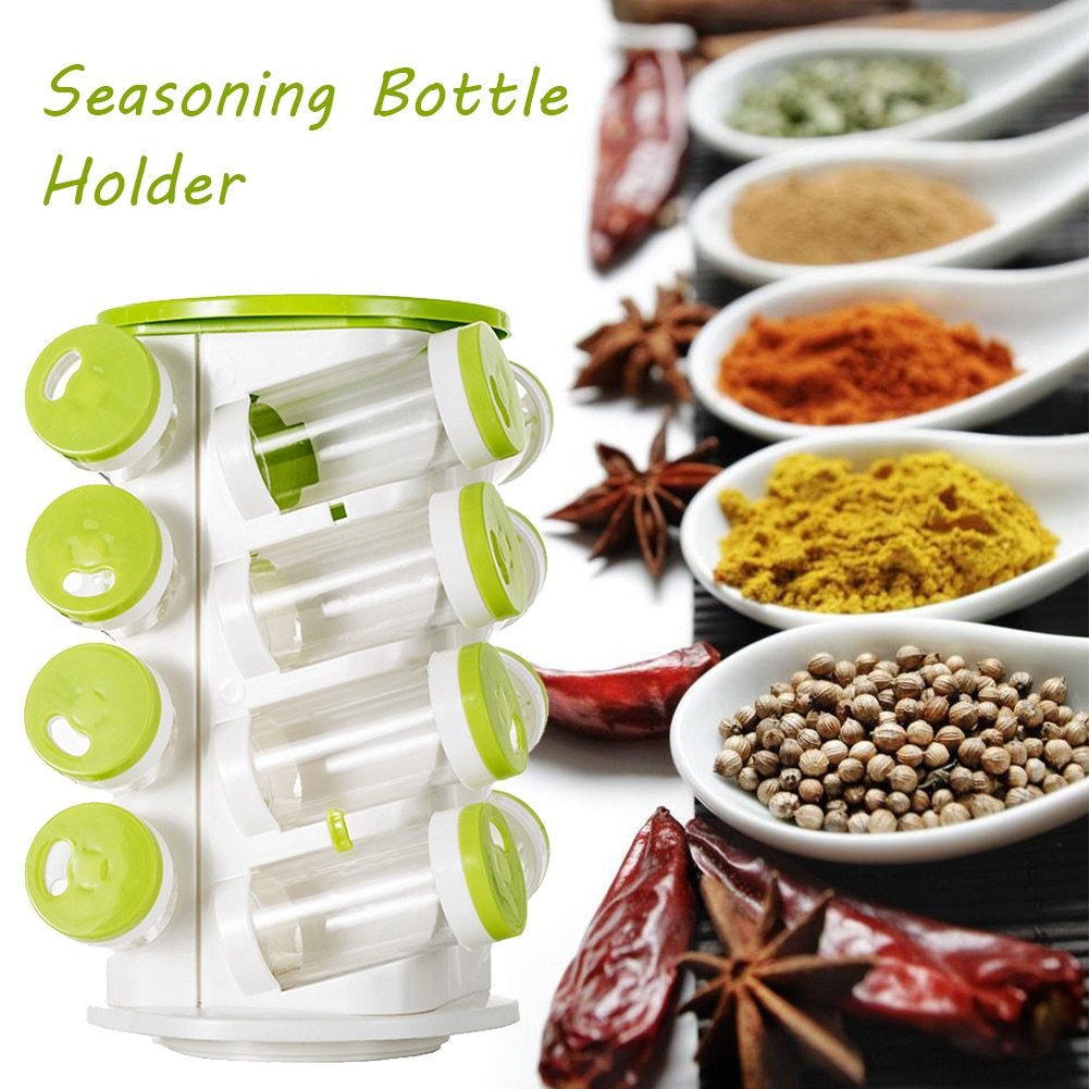 Kitchen Multifunction Rotating Seasoning Bottle Holder