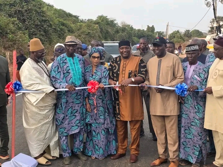 BARROW OPENS 12KM ROAD LINKING BRUFUT, MADIANA, BANYAKA AND KUNKUJANG MARIAMA