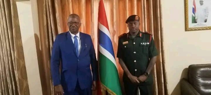 Acting CDS meets Defence Minister
